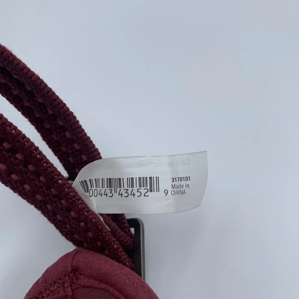 Reddy Burgundy Canvas Dog Harness Medium Traffic Handle Padded Reflective Petco